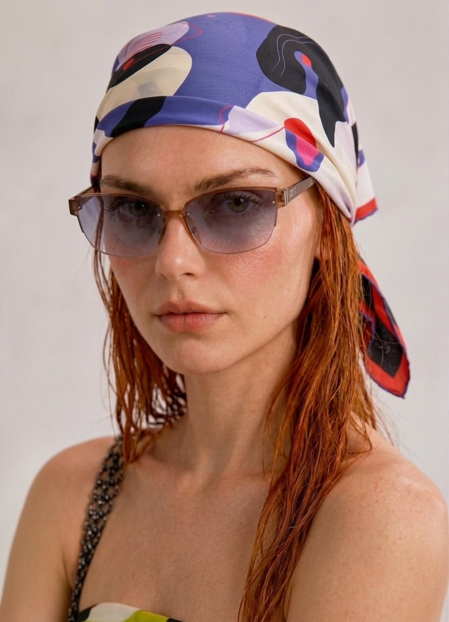 COLLAPSE IN BLOOM SILK SCARF