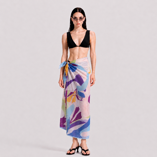 DRIFT IN PASTEL COTTON PAREO