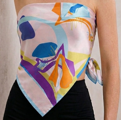 DRIFT IN PASTEL İPEK FULAR