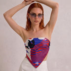 COLLAPSE IN BLOOM SILK SCARF