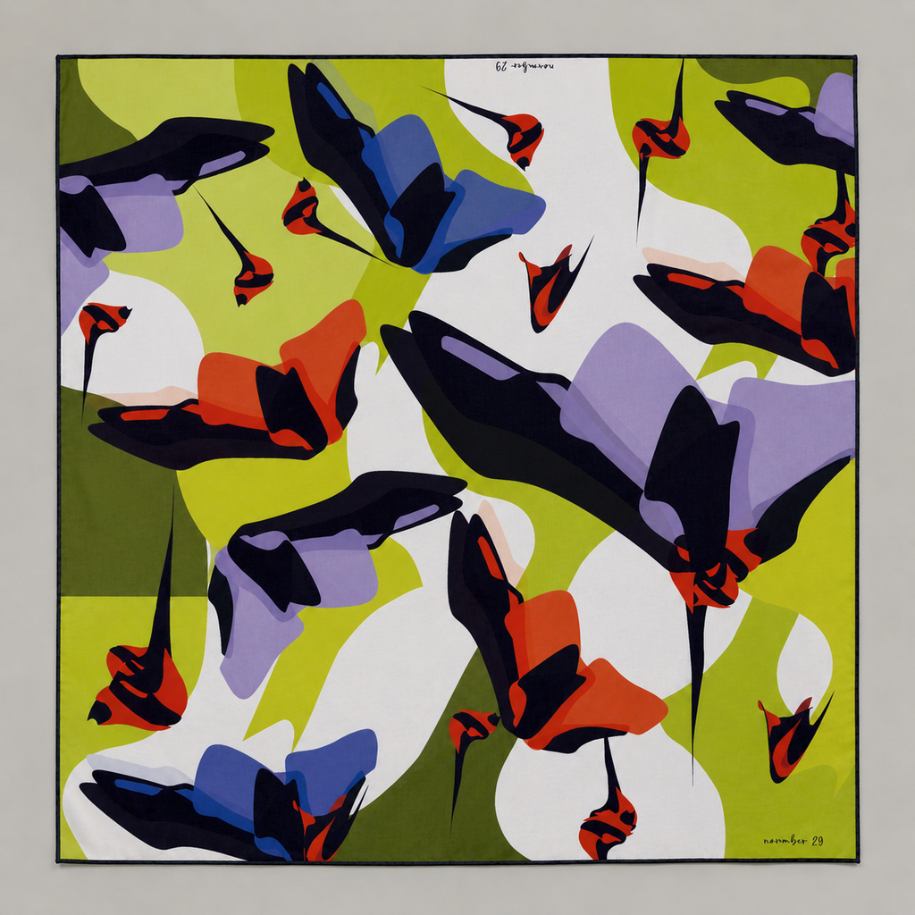 UNQUIET BLOSSOM PAREO