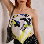 FRAGMENTED SOUL SILK SCARF