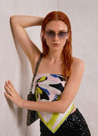 FRAGMENTED SOUL SILK SCARF