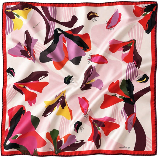 EMOTIONAL SPILL SILK SCARF