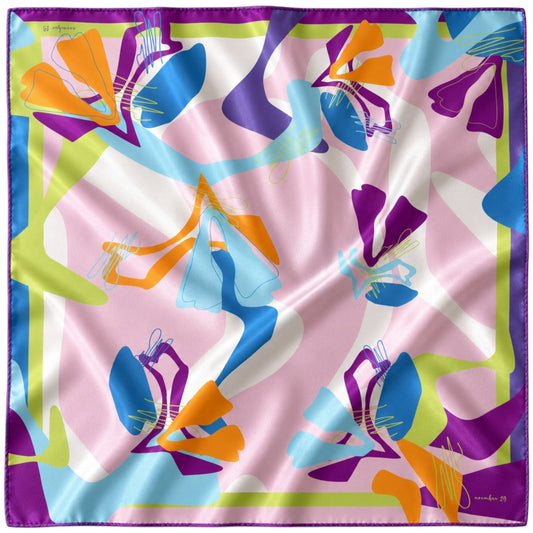 DRIFT IN PASTEL SILK SCARF